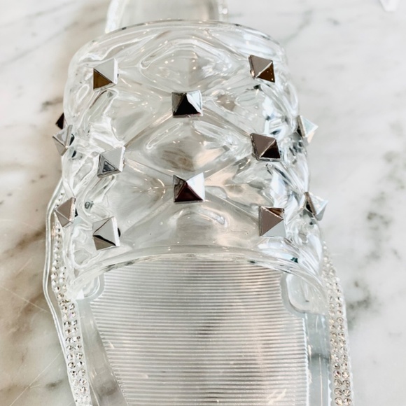 WILD DIVA LOUNGE Studded Jelly Slip-On Sandal (Women) - Picture 9 of 11